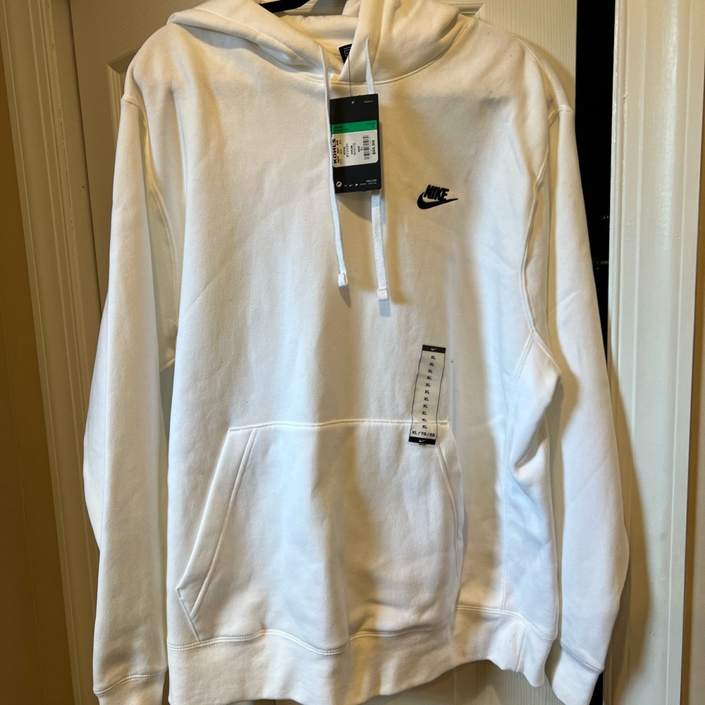 Nike White Mens Sweatshirt